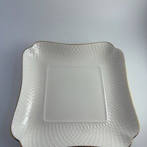 Home Beautiful Bone China with gold trim 7.5”